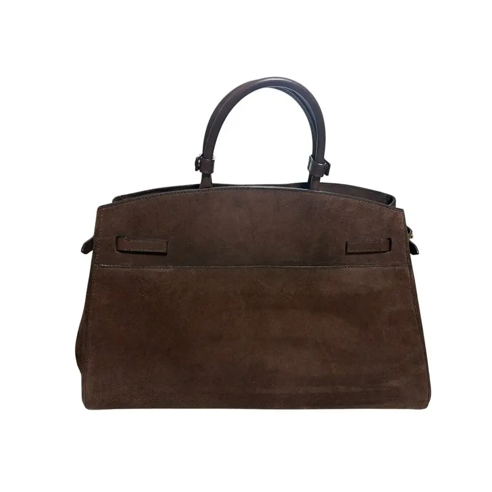Demellier London NWT The Hudson Mocha Suede Tote Bag